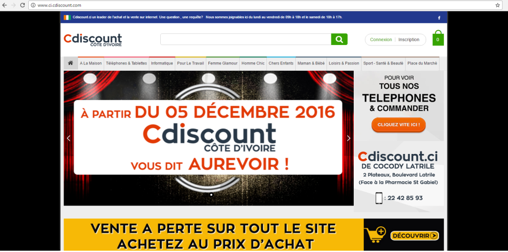 Les Erreurs Stratégiques en E-Commerce /  Cas de CDISCOUNT